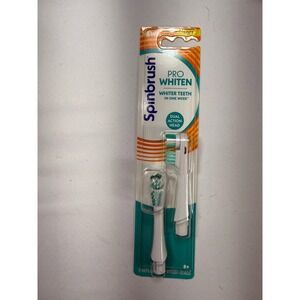Spinbrush PRO WHITEN Replacement Heads Soft Bristles 2ct Electric Tooth Brushes
